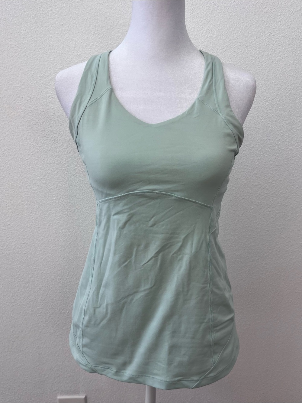 Lululemon Women's Light Mint Racerback Tank with Scoop Neck